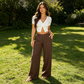 Women's High-Waist Wide-Leg Trousers