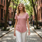 Women's Casual V-Neck Short Sleeve T-Shirt