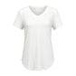 Women's Casual V-Neck Short Sleeve T-Shirt