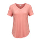 Women's Casual V-Neck Short Sleeve T-Shirt