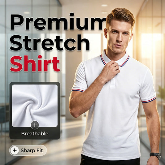 Men's Classic Fit Short-Sleeve Collared Shirt