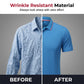 Men's Classic Fit Short-Sleeve Collared Shirt