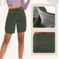 Women's High-Waisted Quick-Dry Athletic Shorts