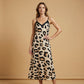 Women's Leopard Print Spaghetti Strap Dress