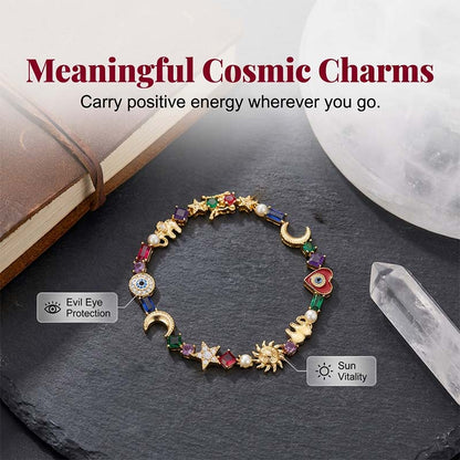 💕New Arrival💫Whimsical Celestial Charm Bracelet✨(Free Storage Box)