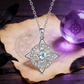 🔮Mystical Birthstone Witches Knot Necklace – Natural Crystal💞Protect Your Loved Ones