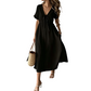 👗New Arrival❣️Women's Summer V-Neck Tie-Front Midi Dress