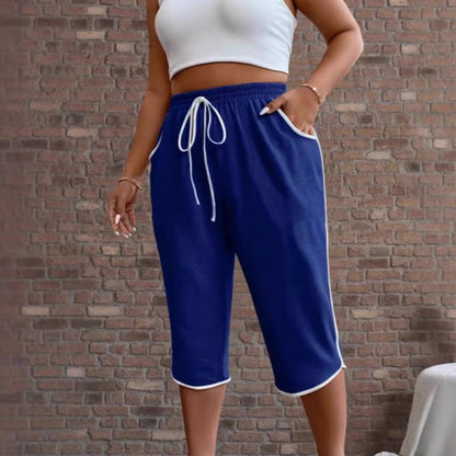📢📢50% OFF !! ⏰Women's Drawstring Capri Pants with Pockets