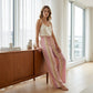 🌊Summer New Arrival🩷Women's Striped Drawstring Wide-Leg Pants