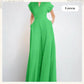 Women's V-Neck Short Sleeve Wide-Leg Jumpsuit