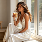 Women's Stylish V-Neck Pocketed Jumpsuit
