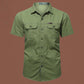 Men's Casual Cotton Short-sleeved Shirt