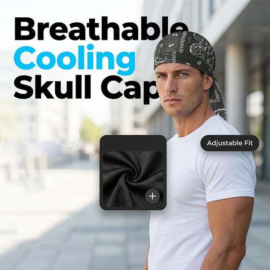 ⚡Buy 1 Get 1 Free⚡Unisex Breathable Skull Cap with Adjustable Ties