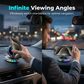📱RGB Car Phone Mount✅Auto-Clamping & Wireless Charging | Safe One-Hand Driving🚗