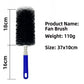 Extendable Fan Duster with Dense Bristles