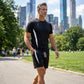 📢📢50% OFF !! ⏰ Men's Waffle Knit T-Shirt & Shorts Set