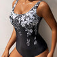 📢📢50% OFF !! ⏰ Fashion Printed One-Piece Swimsuit