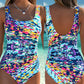 📢📢50% OFF !! ⏰ Fashion Printed One-Piece Swimsuit
