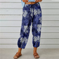 💐 Vintage Floral High-Waist Jogger Pants – Stylish, Comfortable & Perfect for Everyday Wear ✨👖