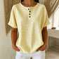 Women's Casual Striped Henley Shirt