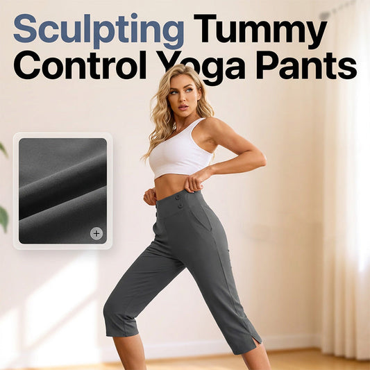 ⏰50% OFF! 💪 Elegant Tummy Control Yoga Pants – Slimming, Comfortable & Perfect for Everyday Wear ✨🧘‍♀️