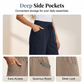 Women's Solid-Color Loose-Fit Cropped Pants