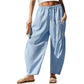 🩵Summer Loose Fit Gingham Pants for Women