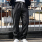 Men's Plus Size Plaid Drawstring Trousers
