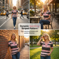 Women's Faux Two-Piece Striped Henley Top