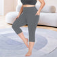 Women's High Waist Capri Leggings with Pockets