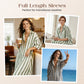 Women's Casual Striped Long Sleeve Shirt Dress