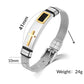 Men's Stainless Steel Cross Bracelet – Durable & Adjustable – Meaningful Faith Jewelry