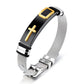Men's Stainless Steel Cross Bracelet – Durable & Adjustable – Meaningful Faith Jewelry