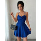 Women's Ruched A-Line Mini Dress