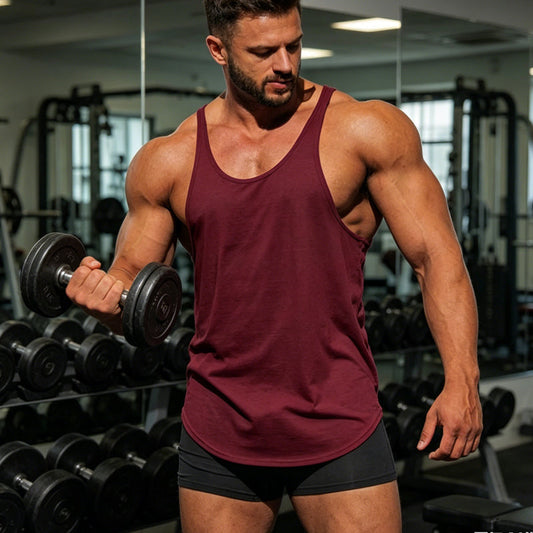 Men's Stringer Tank Top for Gym & Workout