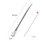 304 Stainless Steel 2-in-1 Straw Spoon