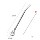 304 Stainless Steel 2-in-1 Straw Spoon