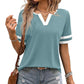 Women's Short Sleeve Color Block Tee