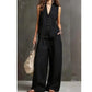 Women's Sleeveless Vest & Pants 2-Piece Set