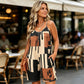 Women's Striped Spaghetti Strap Romper with Pockets