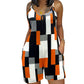 Women's Striped Spaghetti Strap Romper with Pockets
