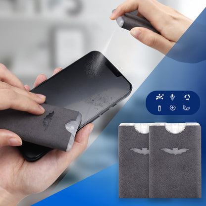 📱Buy 1 Get 1 Free✨2-in-1 Screen Cleaner & Microfiber Cloth – Portable, Residue-Free, Gentle 🧽