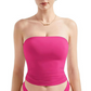 Women’s Soft Solid Strapless Tube Top