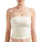 Women’s Soft Solid Strapless Tube Top
