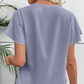 Women's V-Neck Flutter Sleeve Blouse