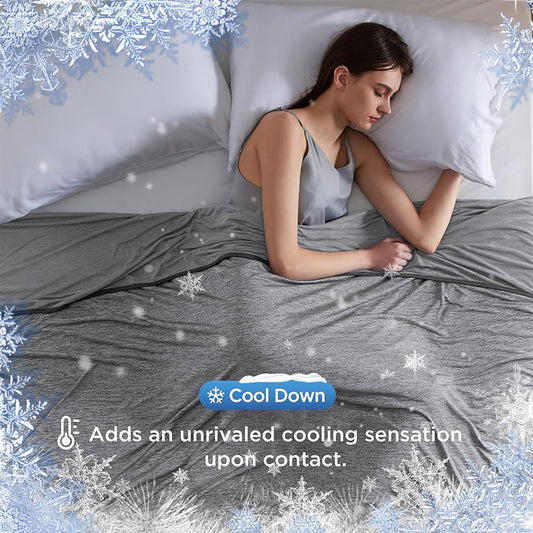 🏆Summer Hot Sale💕Smart Cooling Blanket❄️Lightweight • Breathable • For Hot Sleepers & Night Sweats 😴