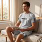 Men's Summer T-Shirt & Shorts Set