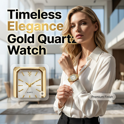 🔥50% OFF!🎉 Elegant Square Quartz Watch for Women