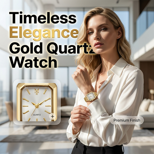 🔥50% OFF!🎉 Elegant Square Quartz Watch for Women