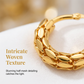 Women's Textured Hoop Earrings